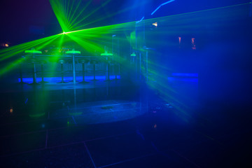 Lasershow Diskothek