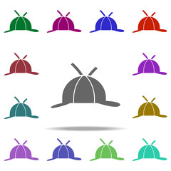 detective cap icon. Elements of dedective in multi color style icons. Simple icon for websites, web design, mobile app, info graphics