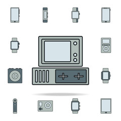 old computer icon. Devices icons universal set for web and mobile