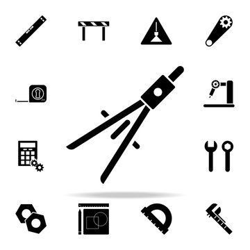 compass icon. Engineering icons universal set for web and mobile