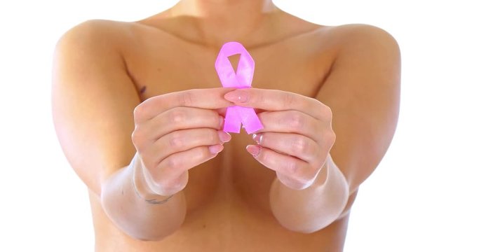 Pink ribbon -the breast cancer awareness