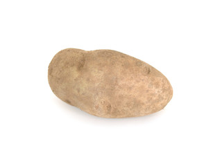 Potato isolated over white