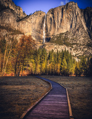 Path to Yosemite Falls, Yosemite National Park, California 