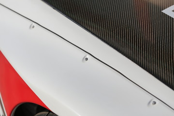 Race car's exterior detail , body part