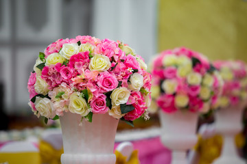 Farm, Summer, Wedding, Trillium, Centerpiece