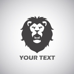 Roaring Lion Mascot Logo Vector Design