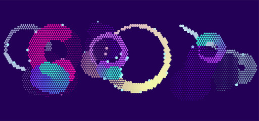 abstract vector background-Dot Graphics 