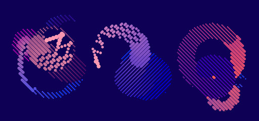abstract vector background-Dot Graphics 