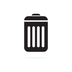 trash can icon. Vector concept illustration for design