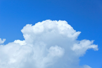 Fototapeta na wymiar 天空に咲く雲の華