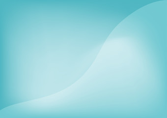 Abstract green wave curve shapes background