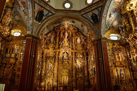 Church of tepotzotlan in Mexico take 4
