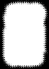 Abstract Black Decorative Photo Edge / Border for Portrait Photos