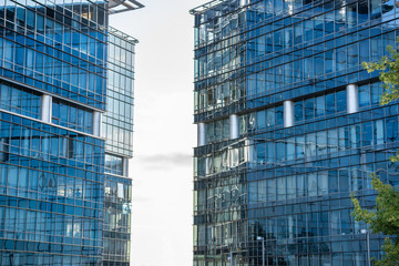 Fototapeta premium two office buildings