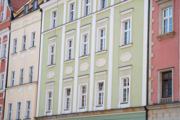 colorful tenement houses
