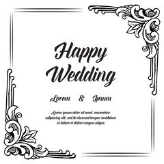 decorative greeting card or invitation design background for wedding