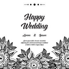 decorative greeting card or invitation design background for wedding