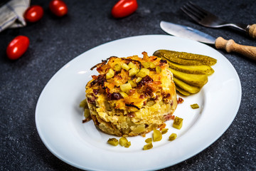 Czech gratin potatoes