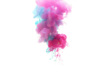 Fototapeta premium Ink in water abstract background