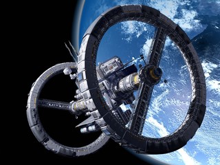 Space station.