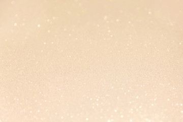 Gold glitter blurred background