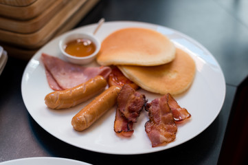 homemade pancake is tasty