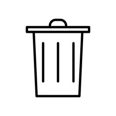 Garbage vector icon