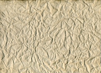 Crumpled Paper Texture Background