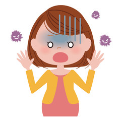 ウイルスに恐る妊婦