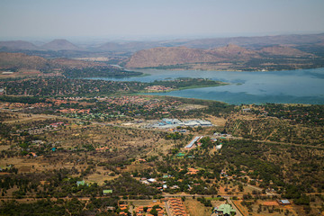 Hartebeespoort dam in South Africa, a water sport and holiday destination..