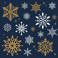 Snowflake Christmas design background vector