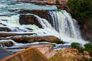 Hartebeespoort dam in South Africa, a water sport and holiday destination..