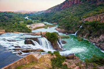 Hartebeespoort dam in South Africa, a water sport and holiday destination..