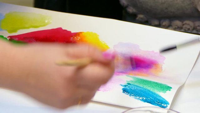 mixing colors to get the desired shade