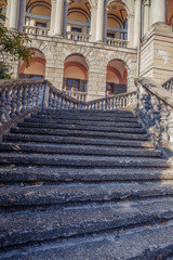 Fototapeta na wymiar staircase in old building