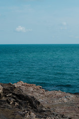 beautiful blue sea landscape 