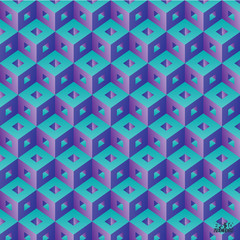 Abstract background with cubes. Eps10 vector illustration.
