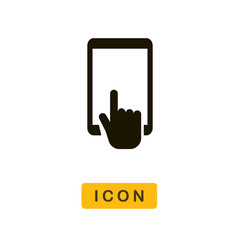 Touch screen vector icon