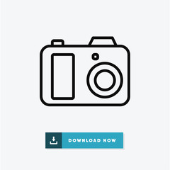 Camera vector icon