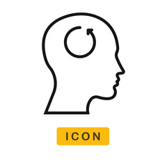 Intovert vector icon