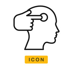 Psychology vector icon