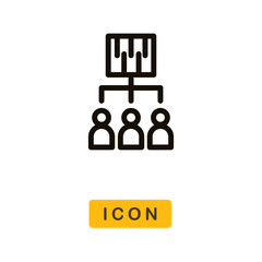 Connections vector icon