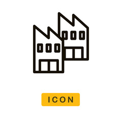 Factory vector icon