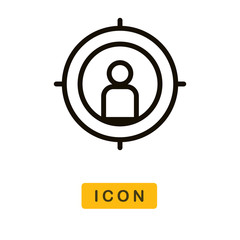 Target vector icon