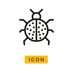 Bug vector icon