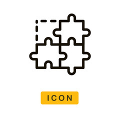 Puzzle vector icon