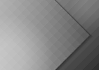 Abstract squares gray background