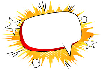 Vector illustrated retro comic background, pop art vintage style.