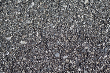 Black road with white line background.