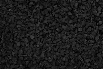 Foto op Canvas Natural stone pattern for background, black and grey stone gravel texture. © Nattha99
